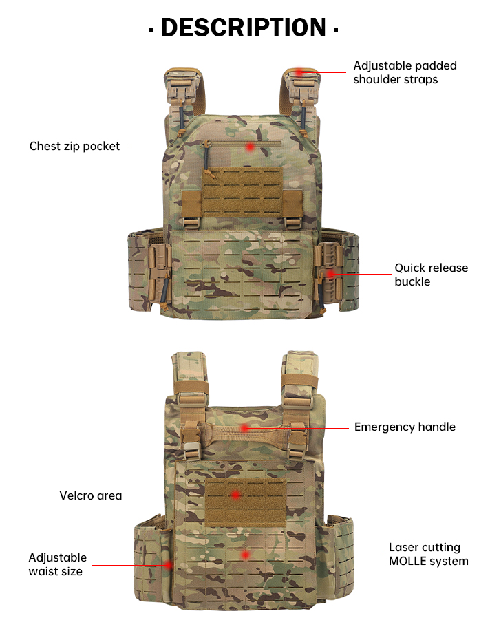 Plate Carrier Tactical Vest CA058