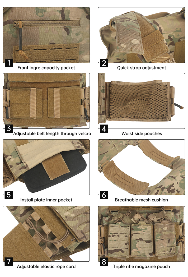 Plate Carrier Tactical Vest CA058