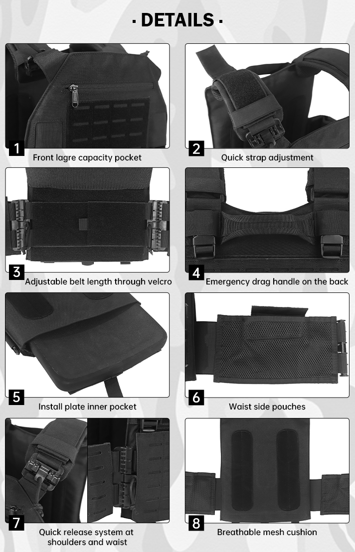 Plate Carrier Tactical Vest CAV2228