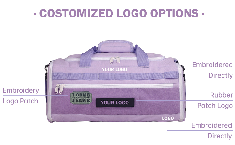 Duffle Bag Purple Color KN9496