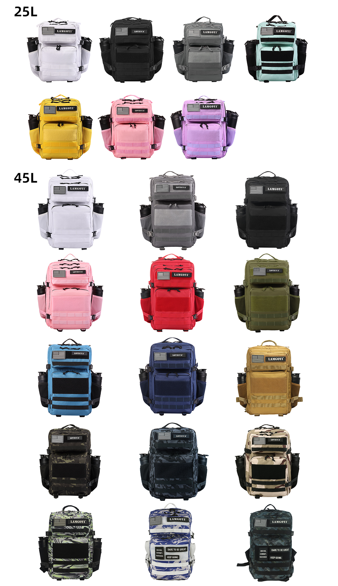 45L Gym Backpack CA001