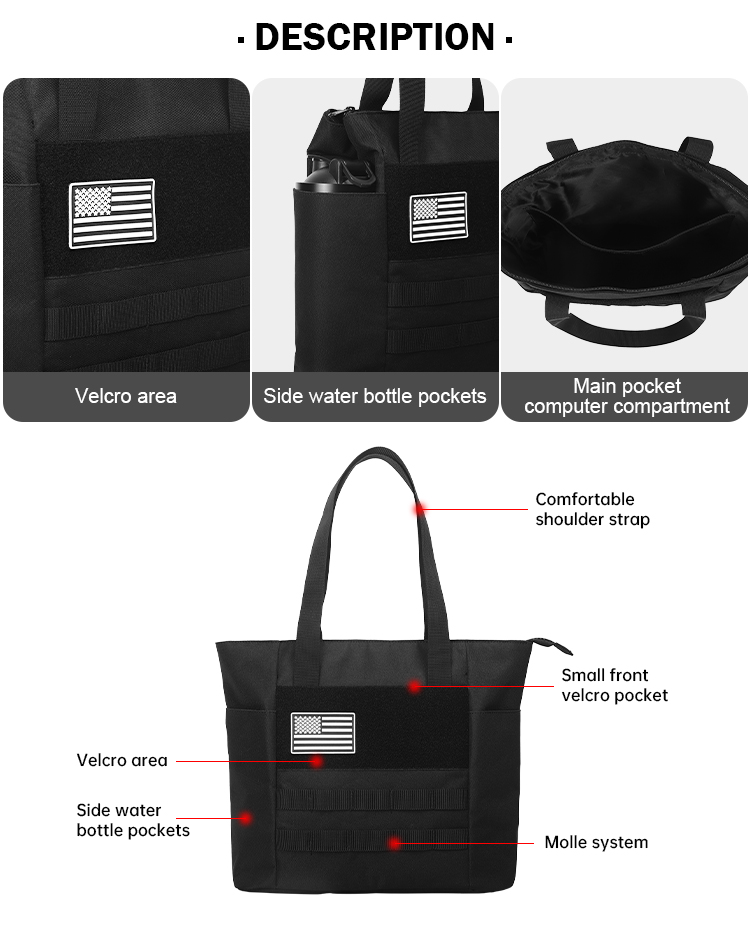 Tote Bag CA006 Black