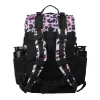 Pink Leopard Print Gym Backpack CA001