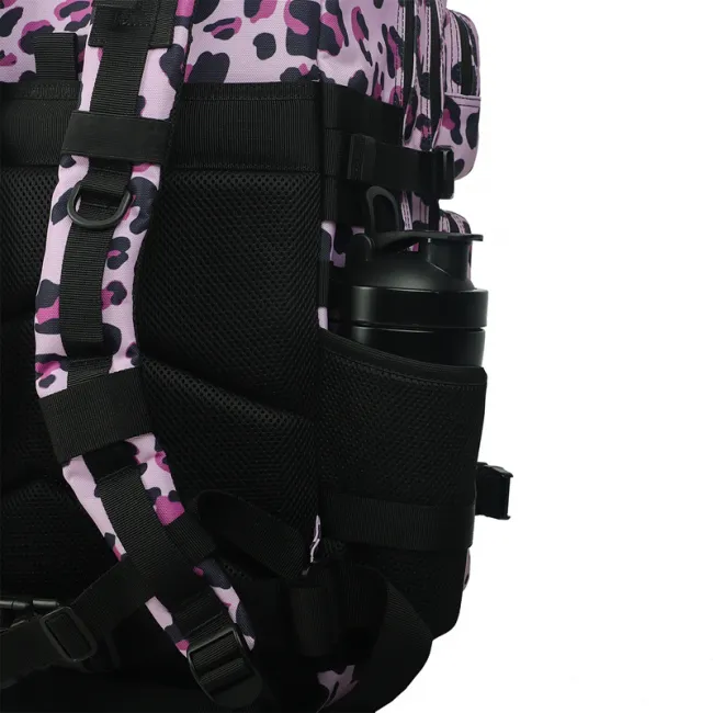 Pink Leopard Print Gym Backpack CA001