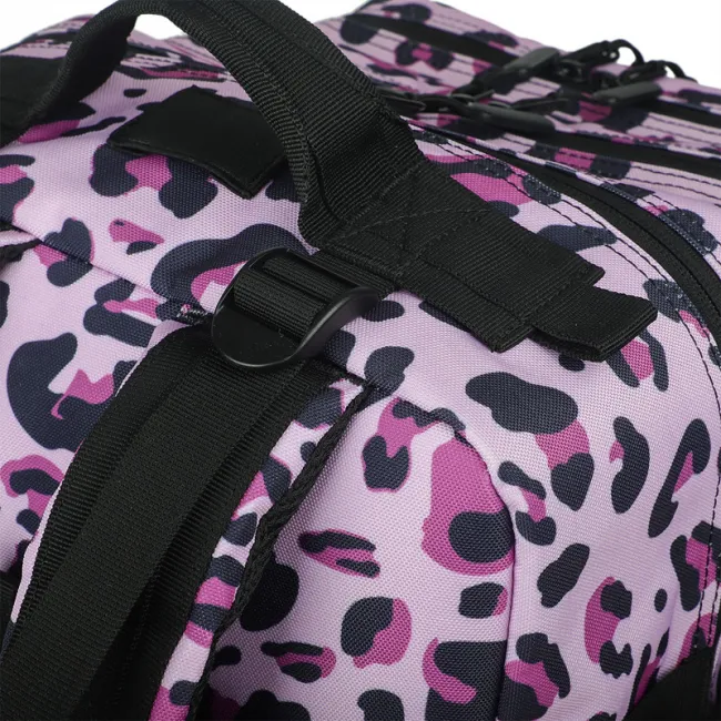 Pink Leopard Print Gym Backpack CA001