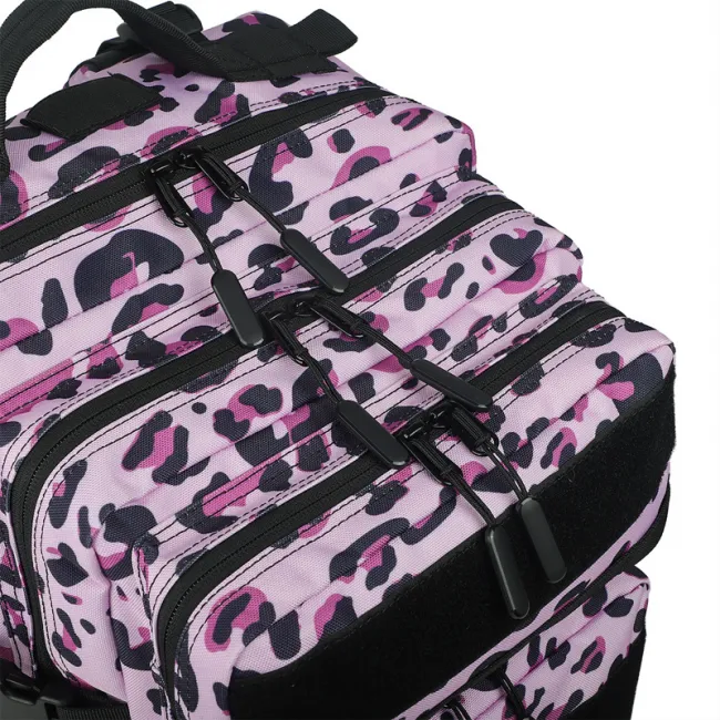 Pink Leopard Print Gym Backpack CA001