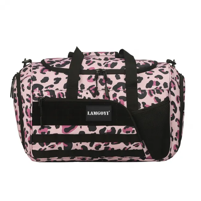 Duffle Bag Pink Leopard Print OEMBS54