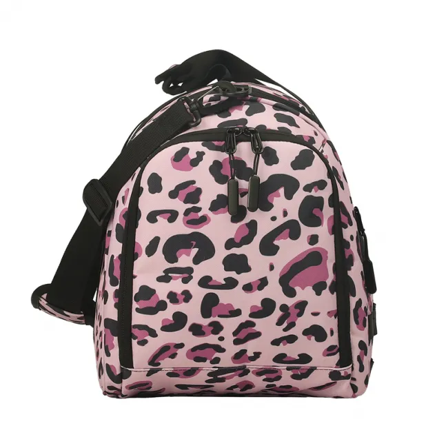 Duffle Bag Pink Leopard Print OEMBS54