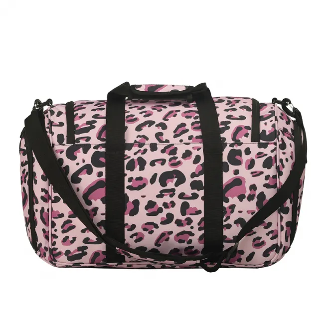 Duffle Bag Pink Leopard Print OEMBS54