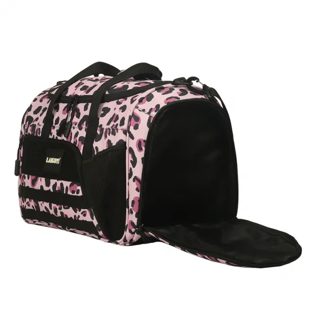 Duffle Bag Pink Leopard Print OEMBS54