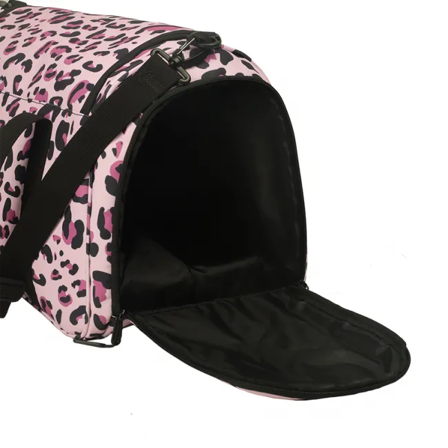 Duffle Bag Pink Leopard Print OEMBS54