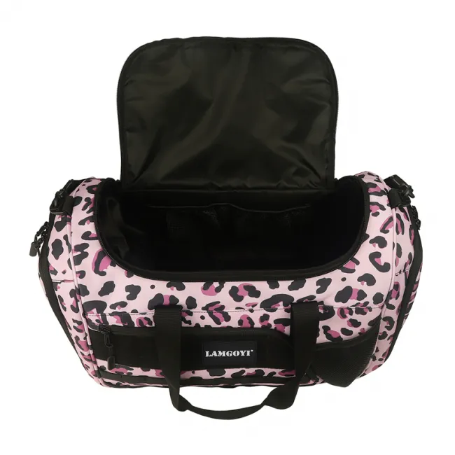 Duffle Bag Pink Leopard Print OEMBS54