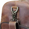 Crazy Horse Leather Duffle Bag OEMBS44-Brown