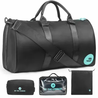 Waterproof Duffle Bag Set ISB-004 Black Blue