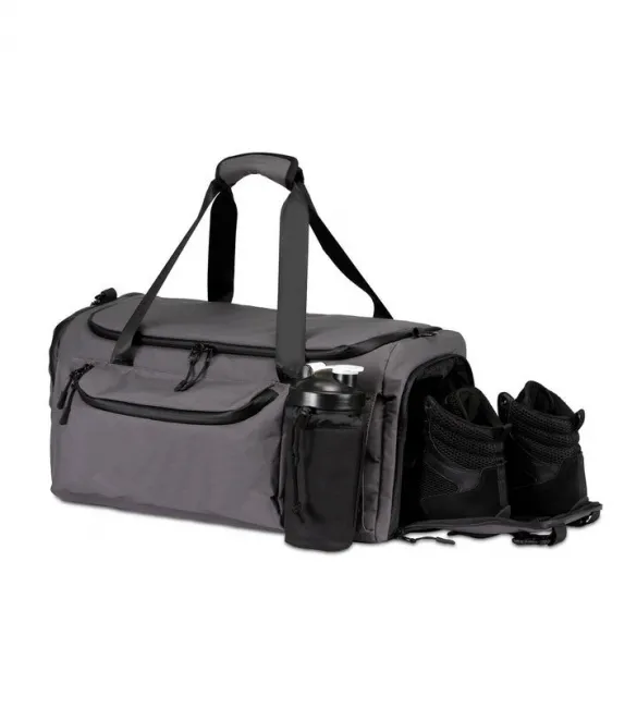 Gym Bag With Belt Holder S2307 Gray