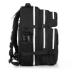 GYM Backpack CA001 Black White