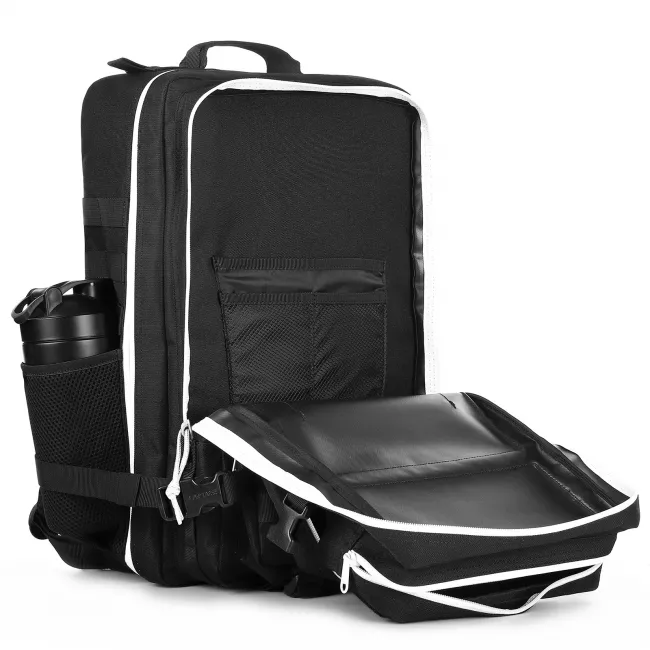 GYM Backpack CA001 Black White