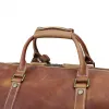 Crazy Horse Leather Duffle Bag OEMBS44-Brown